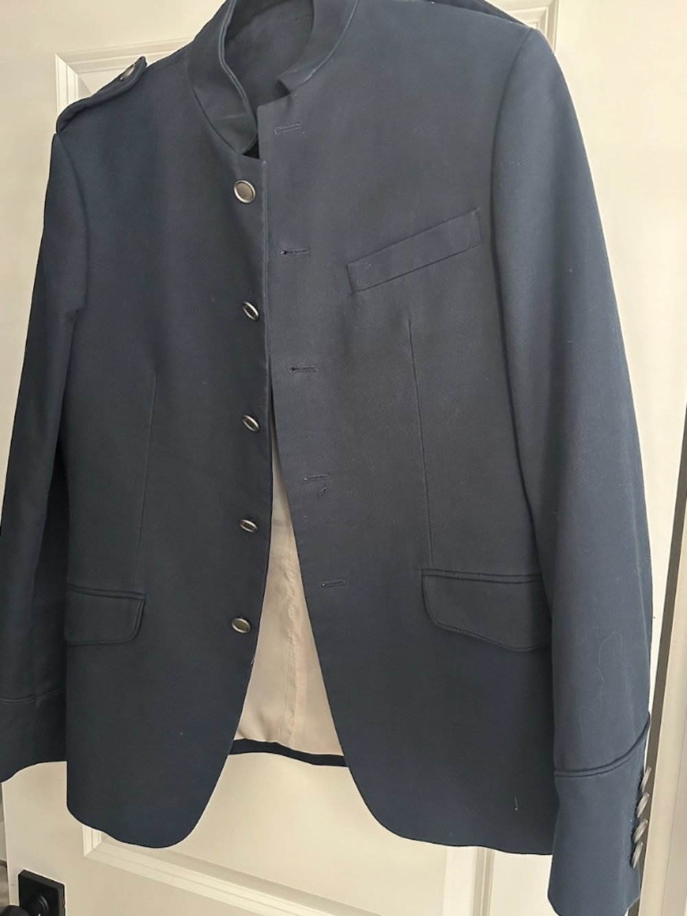 Men’s Calibre Navy Blue Tailored Jacket – Medium